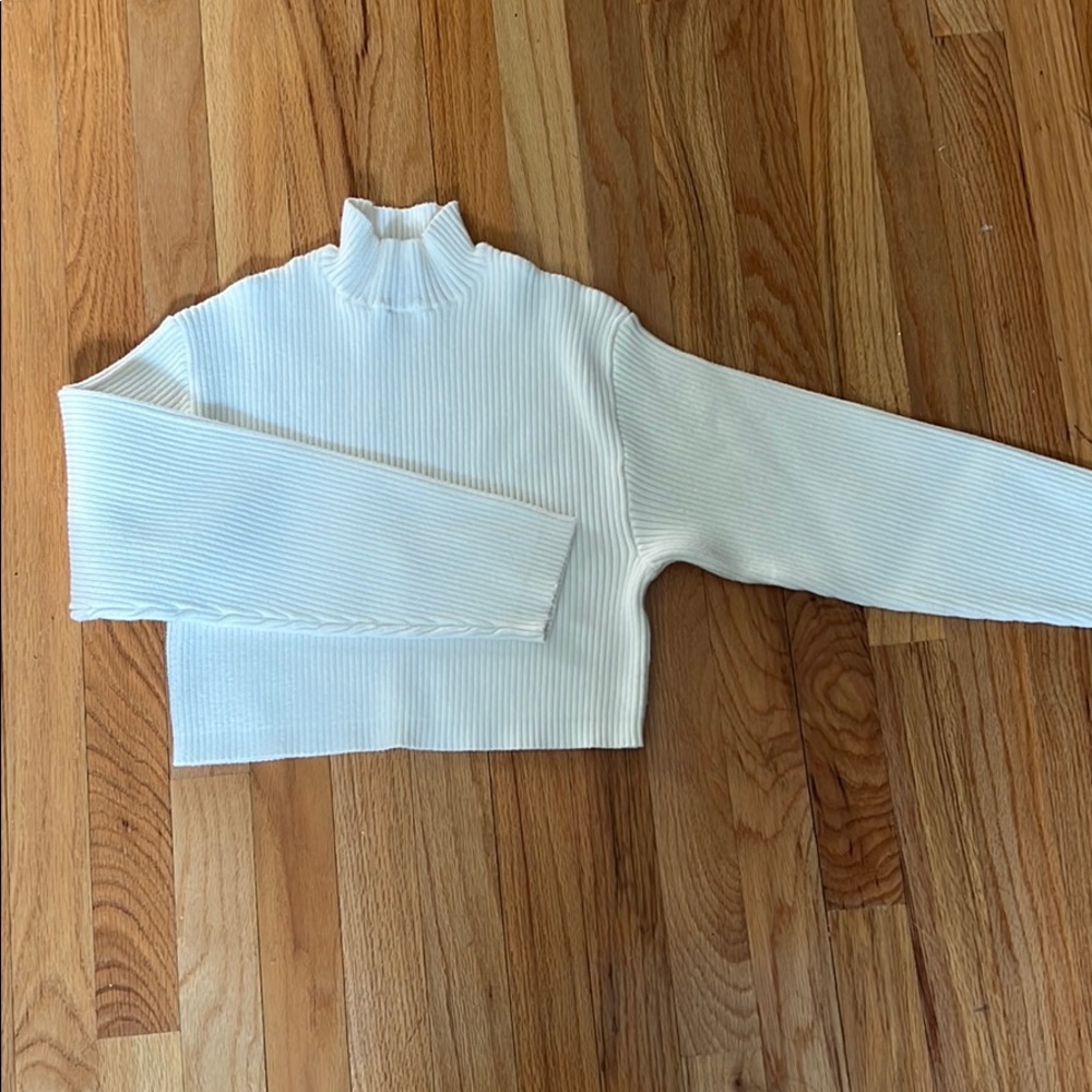 White turtleneck